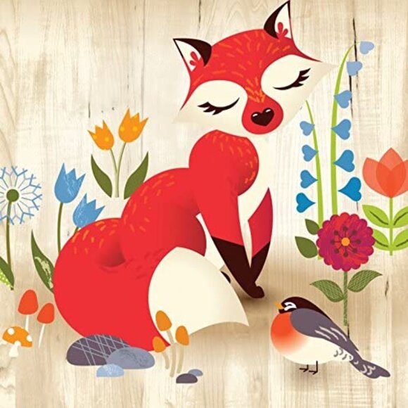 Fox in Woods Pop-Up Treasures Greeting Cards - Picture 2 of 2